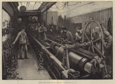 チェーンケーブルのテスト、チャタムドックヤード、脱落 作： William Bazett Murray